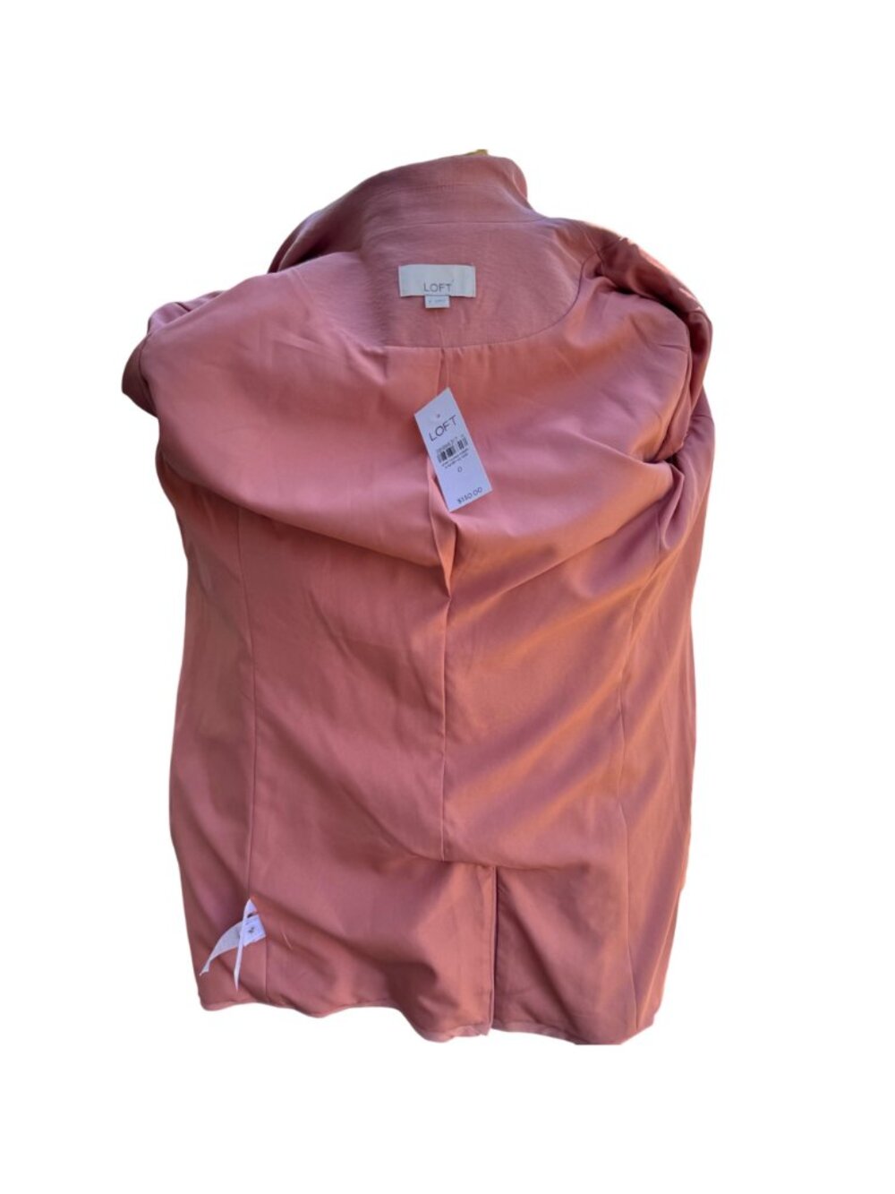 Loft Womens Peach Blazer Size M Lightweight Rayon/Nylon Blend Career New - Picture 16 of 16
